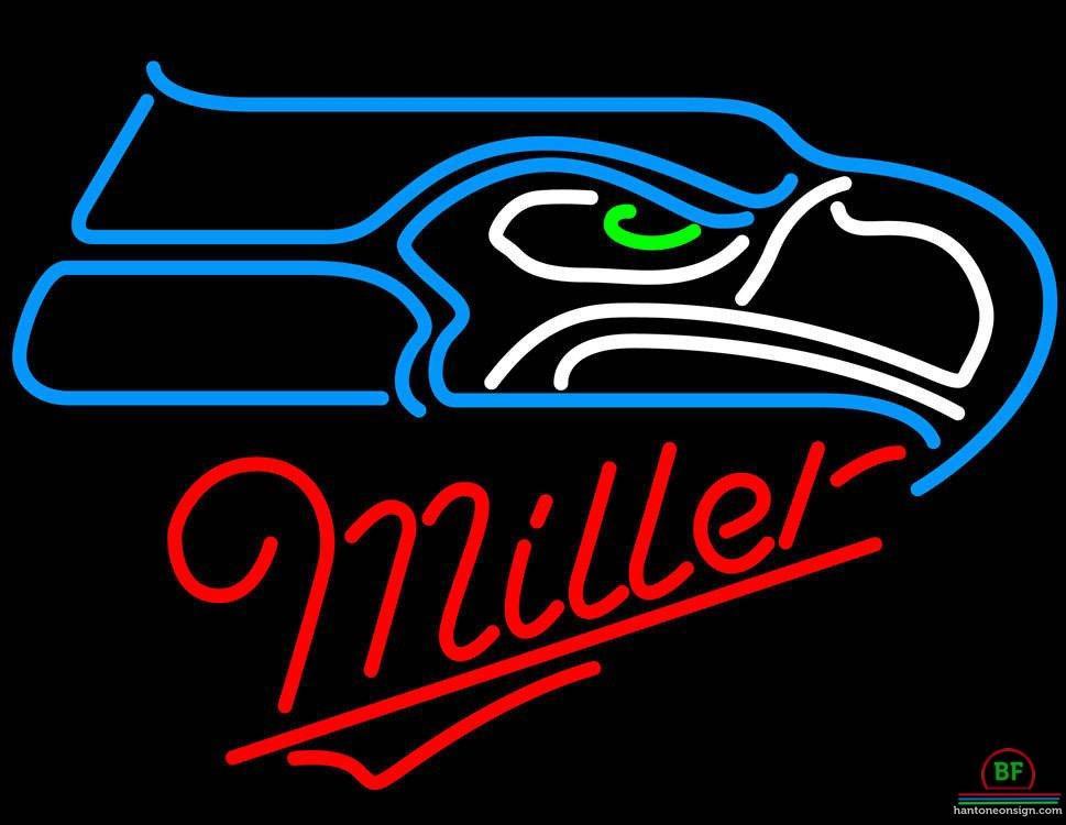Custom Miller Seattle Seahawks Neon Sign NFL Teams Neon Light