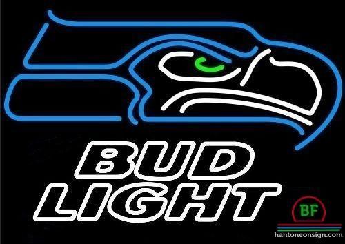 Custom Bud Light Seattle Seahawks Neon Sign NFL Teams Neon Light