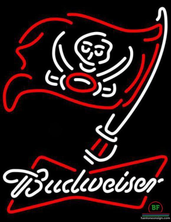Custom Budweiser Tampa Bay Buccaneers Neon Sign NFL Teams Neon Light