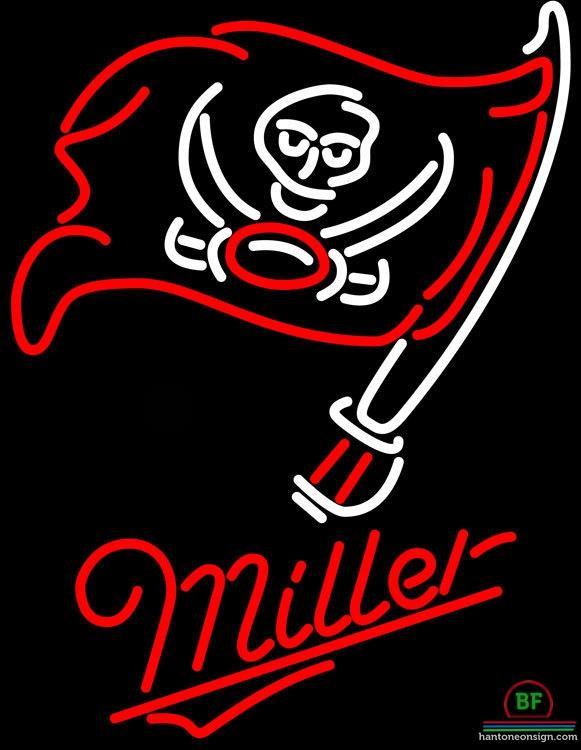 Custom Miller Tampa Bay Buccaneers Neon Sign NFL Teams Neon Light