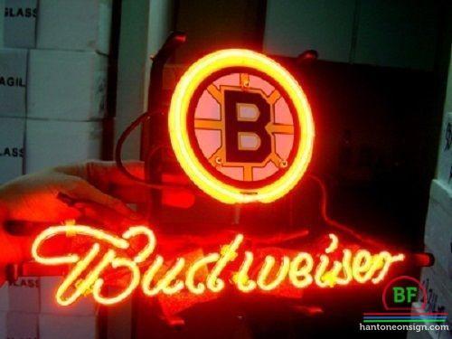 Custom Budweiser Boston Bruins Neon Sign NHL Teams Neon Light
