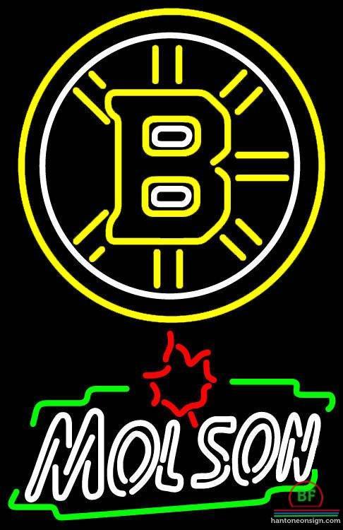 Custom Molson Canadia Boston Bruins Neon Sign NHL Teams Neon Light