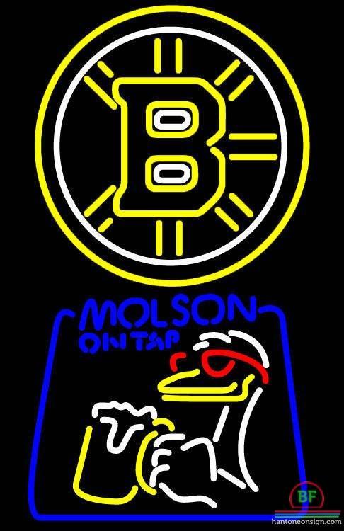 Custom Molson Canadia Boston Bruins Neon Sign NHL Teams Neon Light