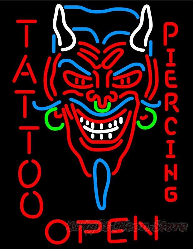 Custom Tattoo Open Neon Sign