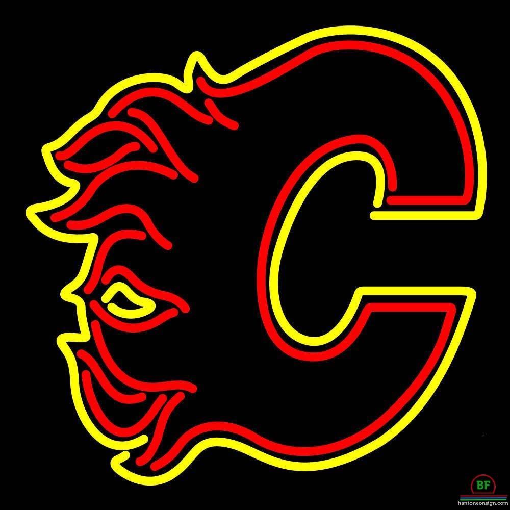 Custom Calgary Flames Neon Sign NHL Teams Neon Light