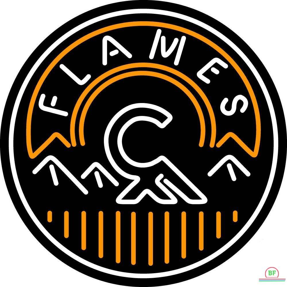 Custom Calgary Flames Neon Sign NHL Teams Neon Light