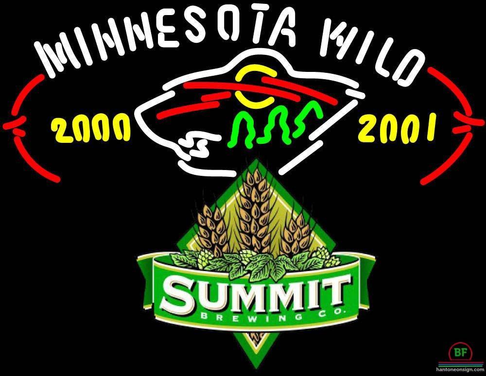 Custom Summit Beer Minnesota Wild Neon Sign NHL Teams Neon Light