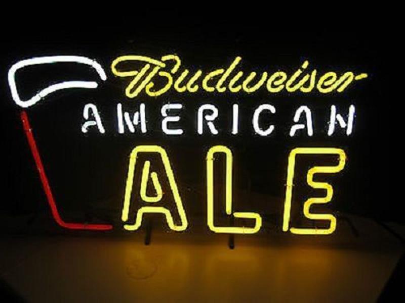 Custom Budweiser American Ale Neon Sign