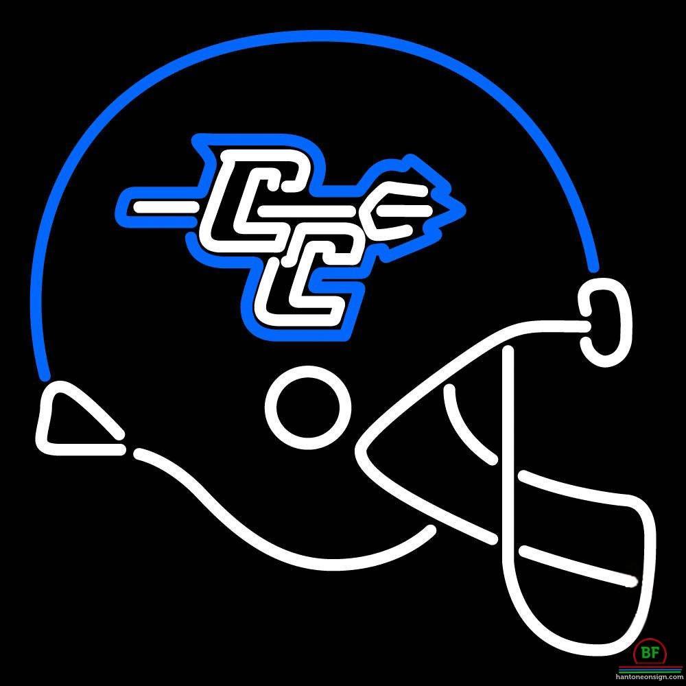 Custom CCSU Blue Devils Helmet Neon Sign NCAA Teams Neon Light