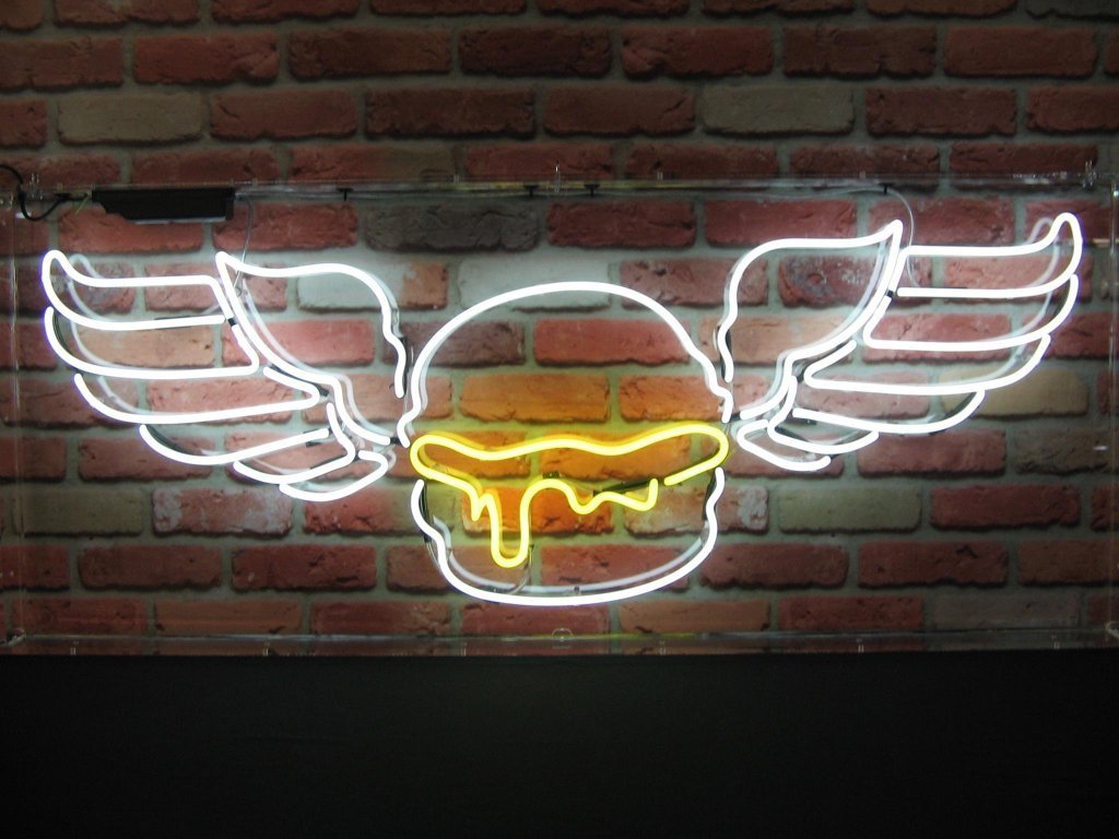 Custom Burger Neon Sign