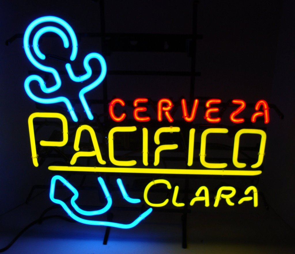 Custom Cerveza Pacifico Clara Anchor Neon Sign
