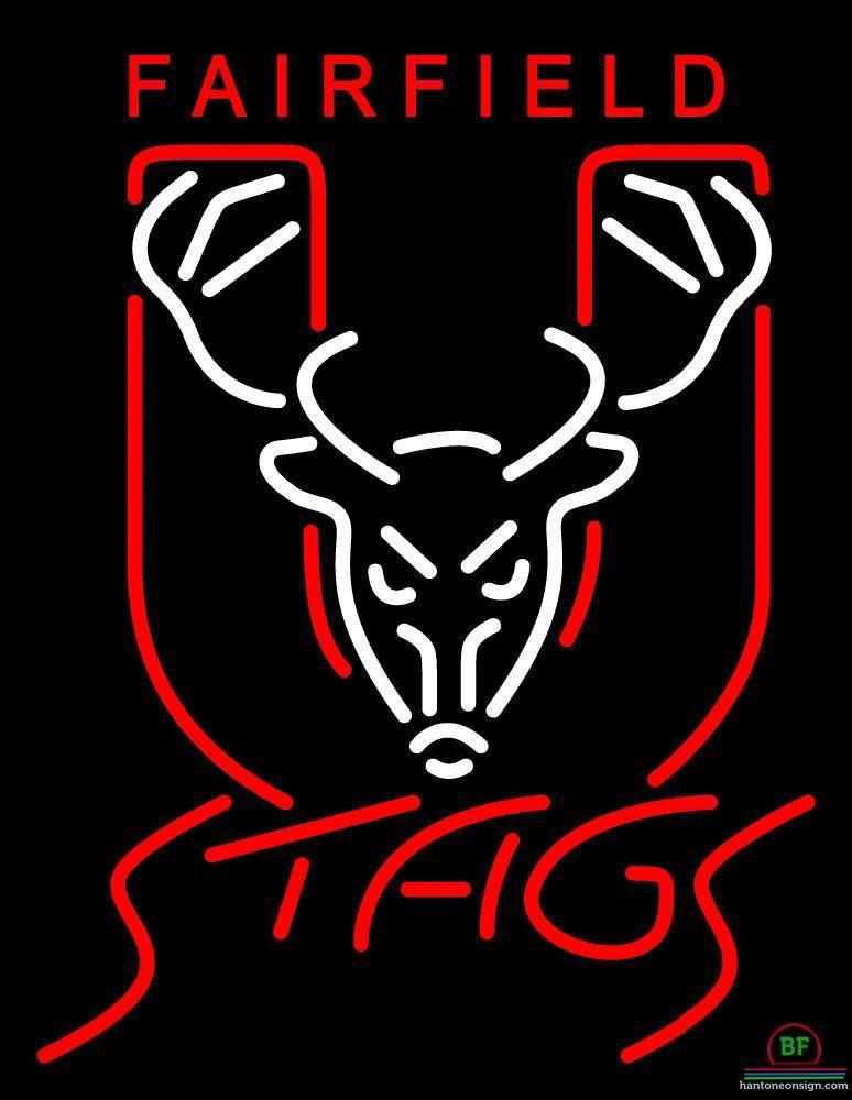 Custom Fairfield Stags Neon Sign NCAA Teams Neon Light