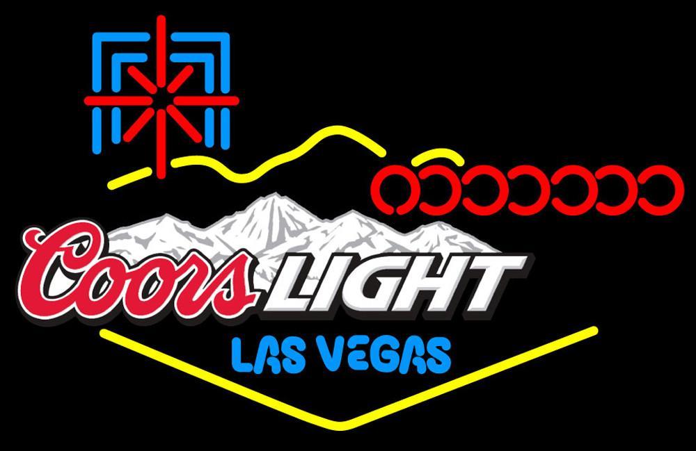 Custom Coors Light Las Vegas Neon Sign