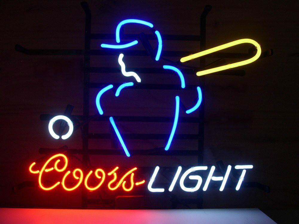 Custom Coors Light Mlb Basebal Neon Sign