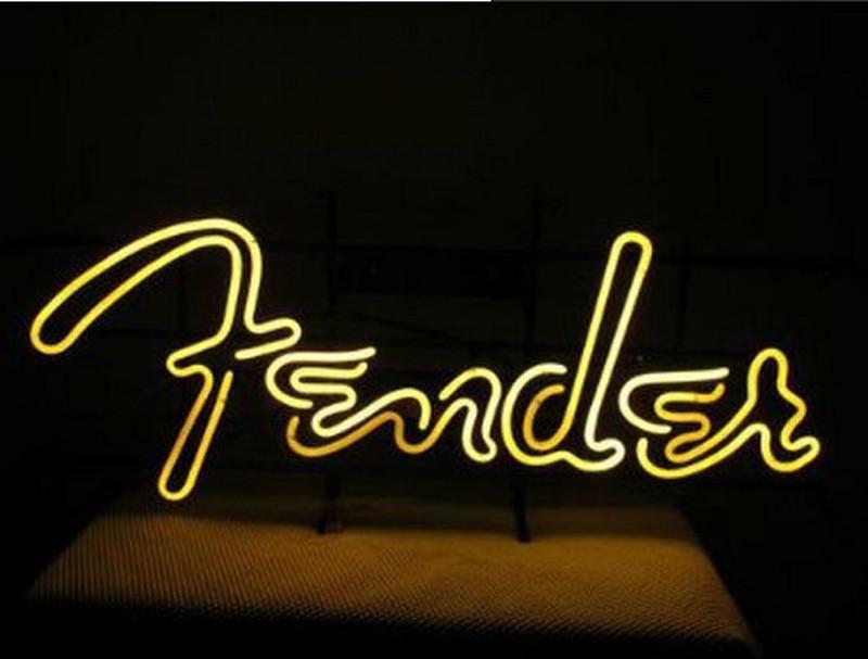 Custom Fender Guitar Neon Sign