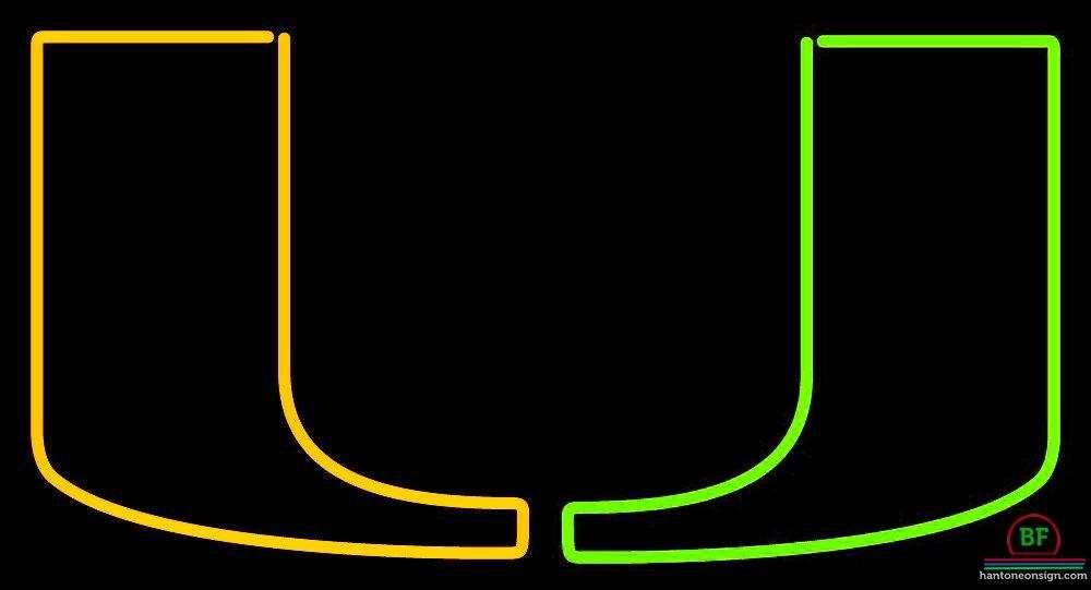 Custom Miami Hurricanes Neon Sign NCAA Teams Neon Light