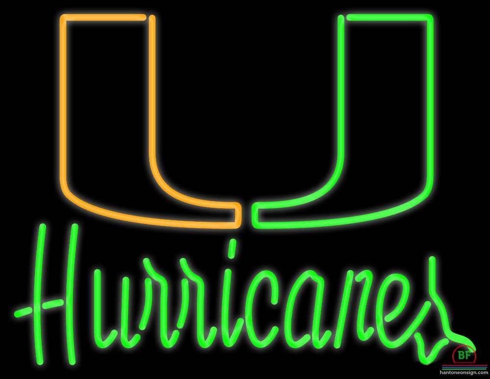 Custom Miami Hurricanes Neon Sign NCAA Teams Neon Light