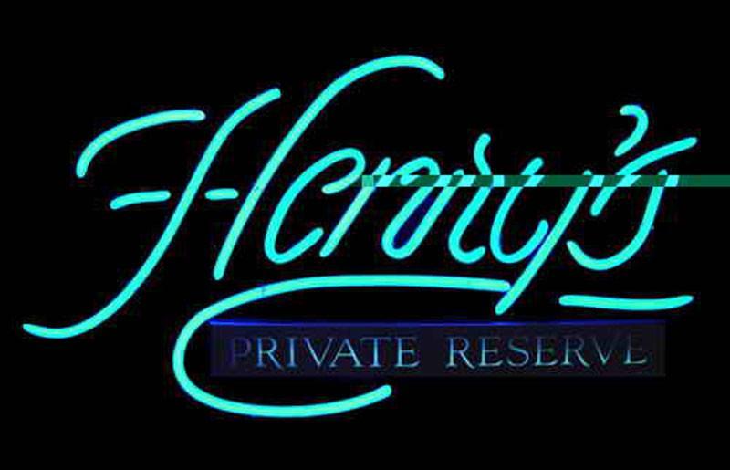 Custom Henrys Private Reserve Beer Neon Sign