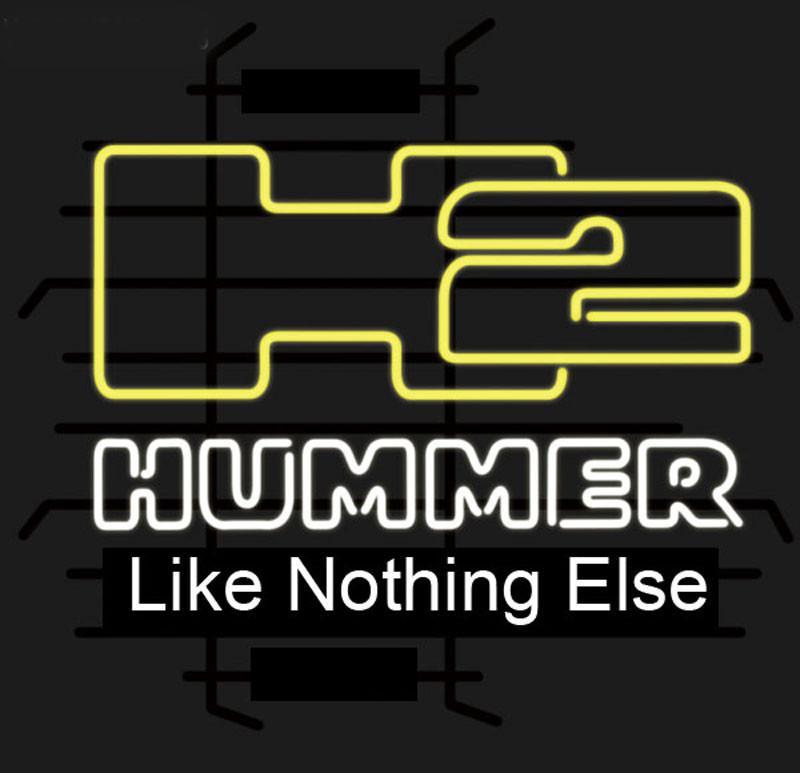 Custom Hummer Like Nothing Else Neon Sign