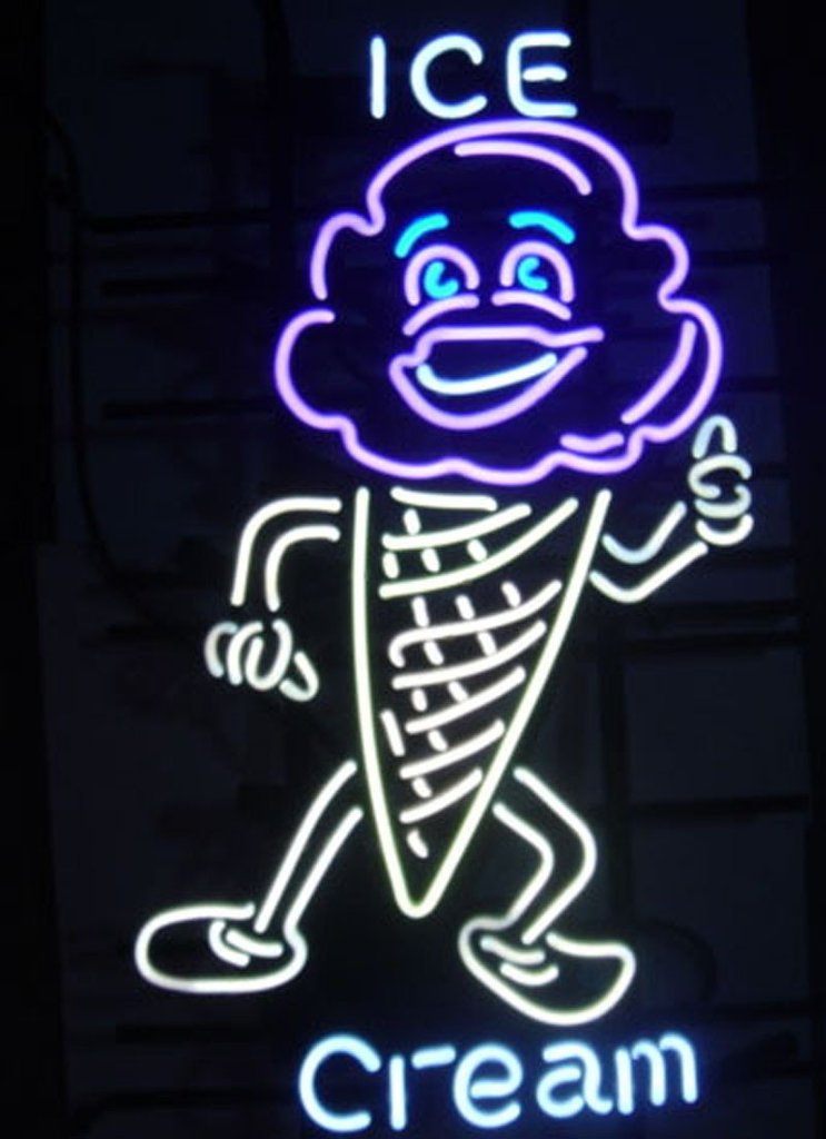 Custom Ice Cream Neon Sign