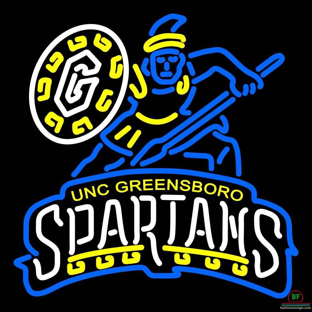 Custom NC Greensboro Spartans Neon Sign NCAA Teams Neon Light