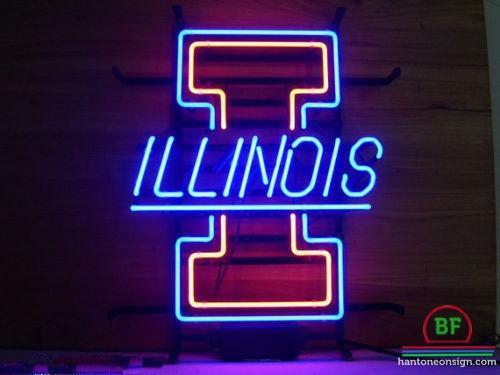 Custom Illinois Fighting Illini Neon Sign NCAA Teams Neon Light