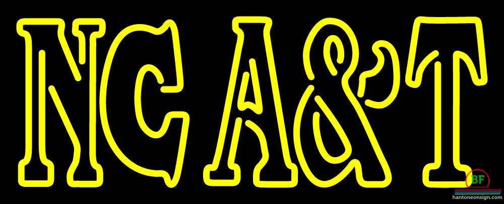 Custom North Carolina A And T Aggies Neon Sign NCAA Teams Neon Light