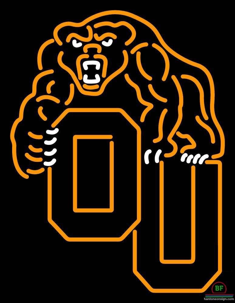 Custom Oakland Golden Grizzlies Neon Sign NCAA Teams Neon Light