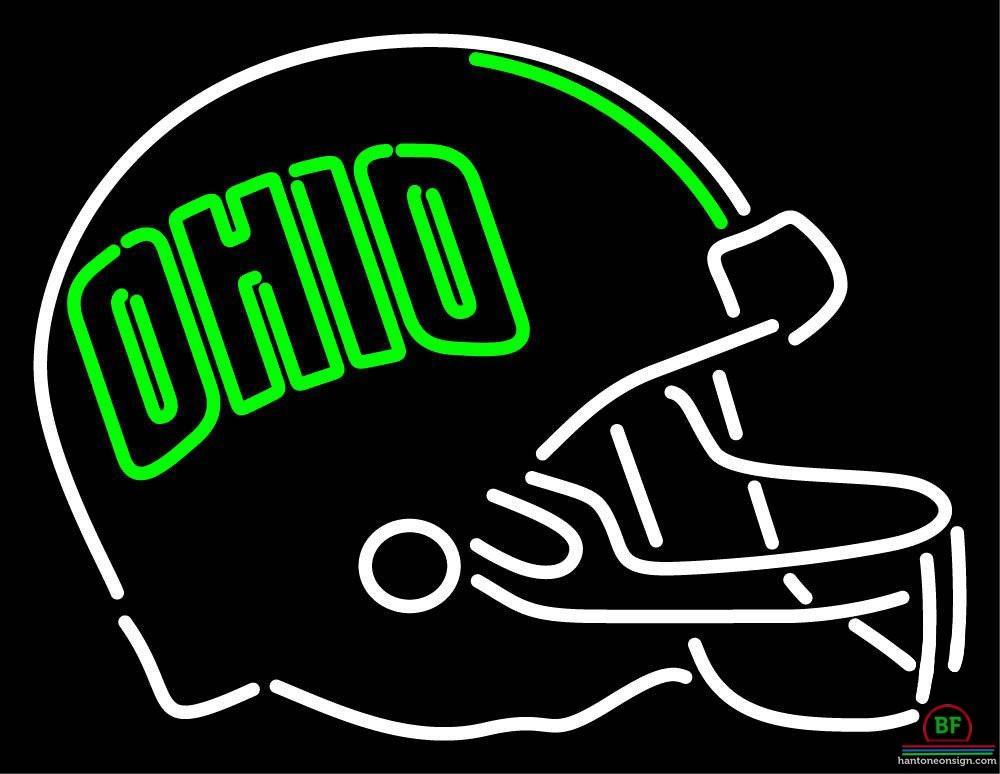 Custom Ohio Bobcat NCAA Helmet Sports Neon Sign Tube Neon Light