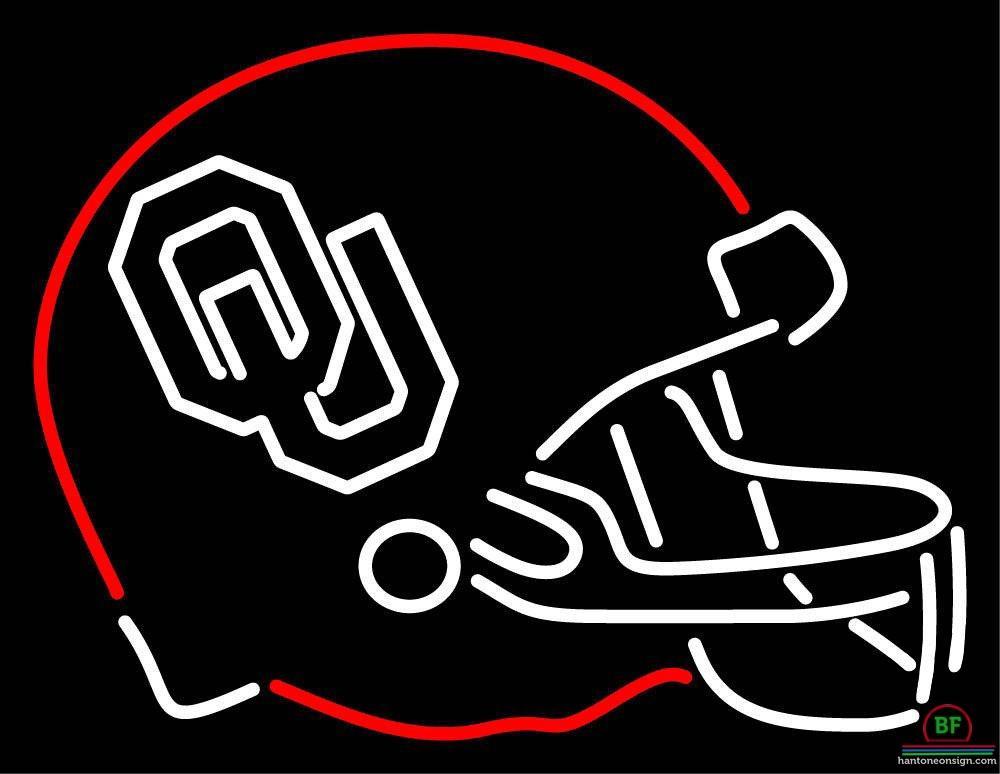Custom Oklahoma Sooners NCAA Helmet Sports Neon Sign Tube Neon Light