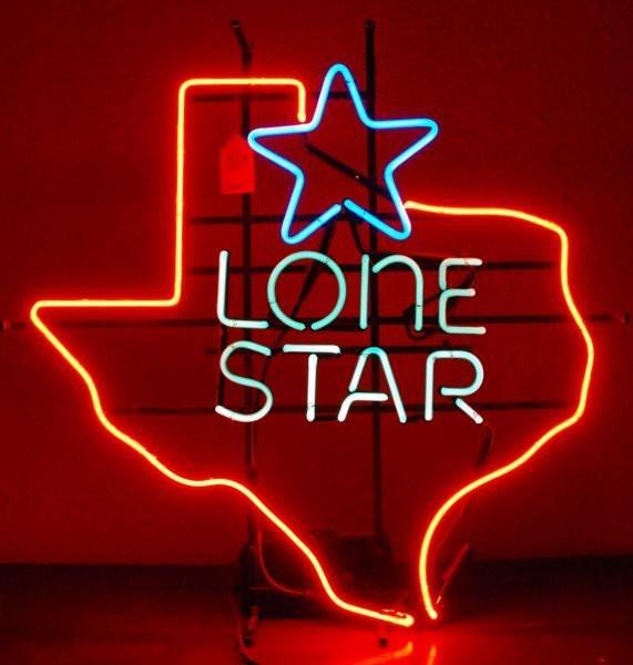 Custom Lone Star Neon Sign