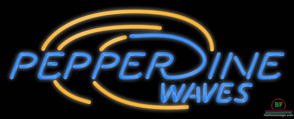 Custom Pepperdine Waves Neon Sign NCAA Teams Neon Light