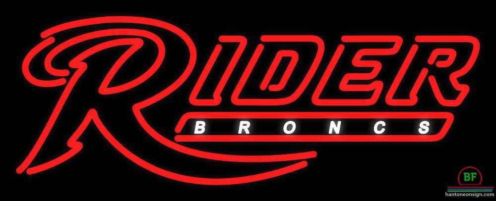 Custom Rider Broncs Neon Sign NCAA Teams Neon Light