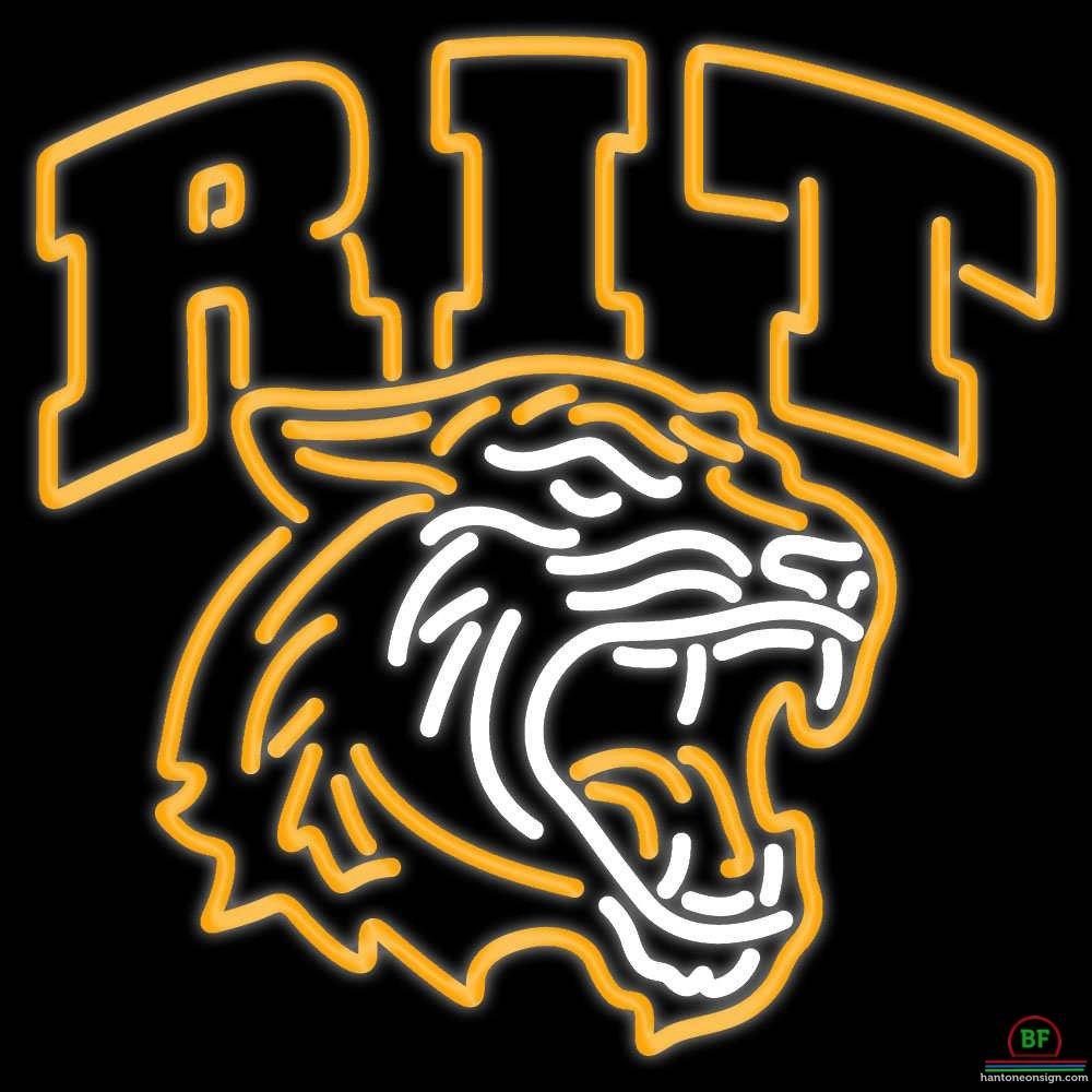 Custom Rit Tigers Neon Sign NCAA Teams Neon Light