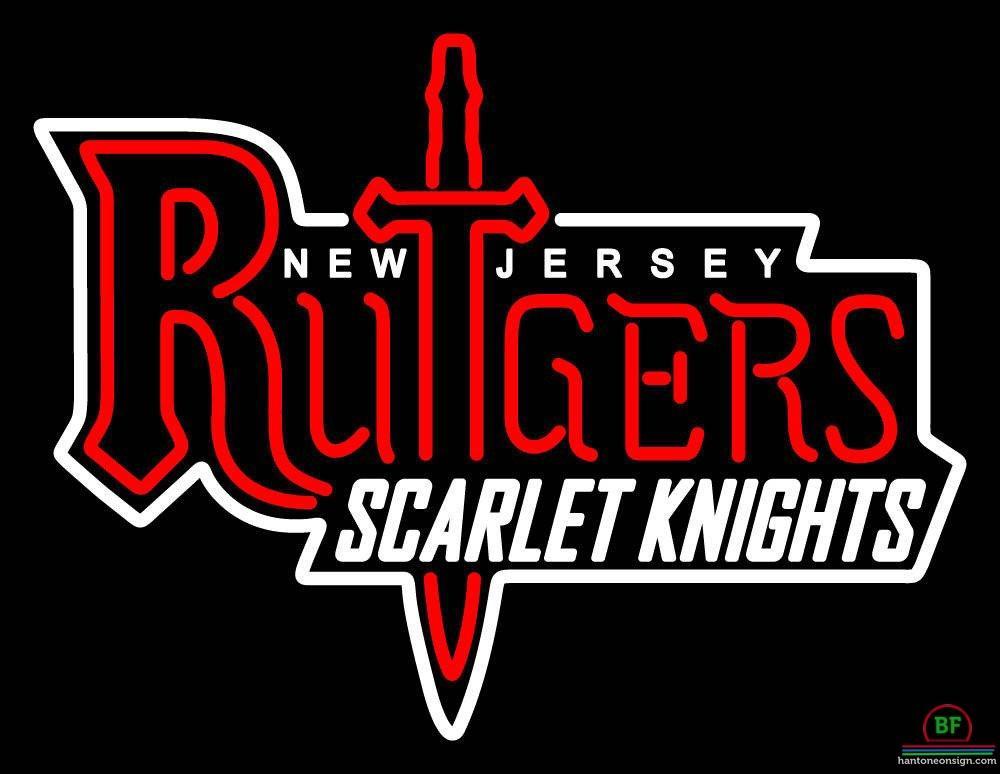 Custom Rutgers Scarlet Knights Neon Sign NCAA Teams Neon Light