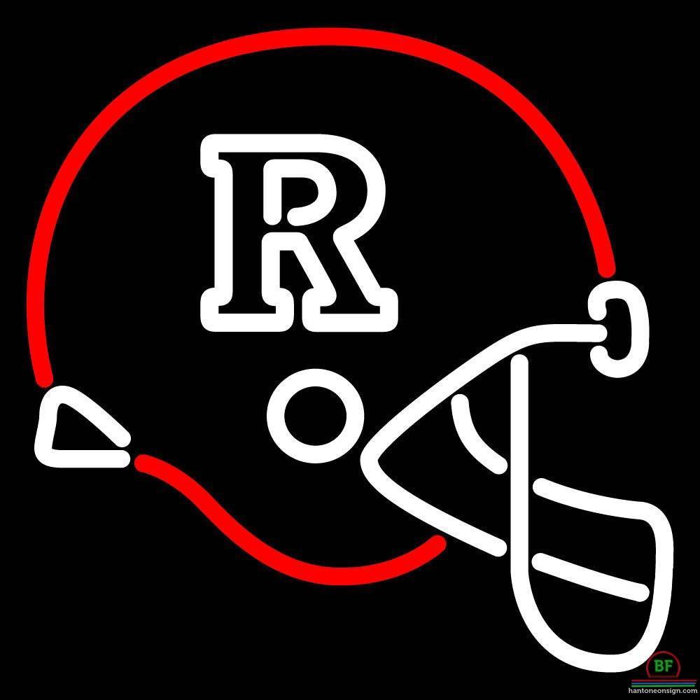 Custom Rutgers Scarlet Knights Helmet Neon Sign NCAA Teams Neon Light