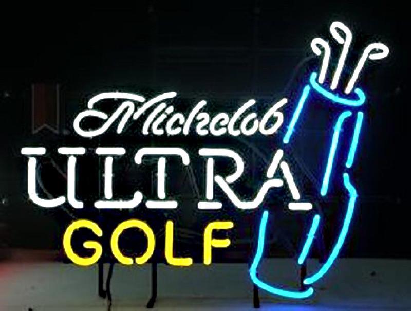 Custom Michelob Ultra Golf Beer Neon Sign