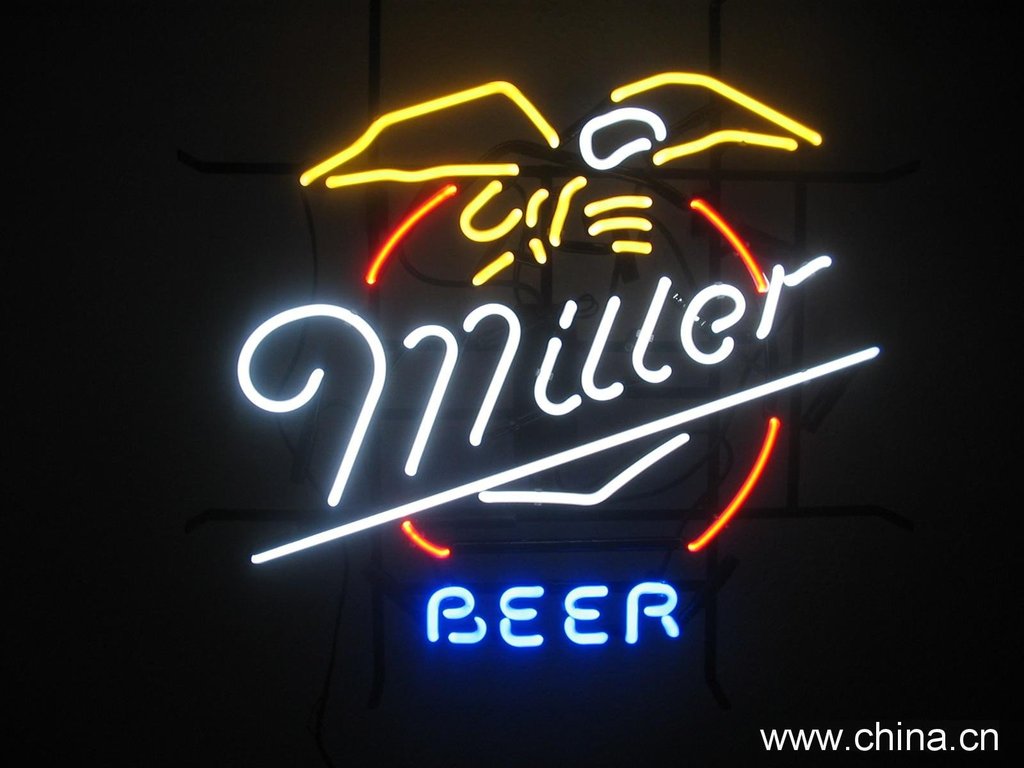Custom Miller Beer Neon Sign