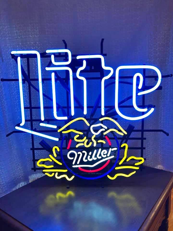 Custom Miller Lite Beer Neon Sign