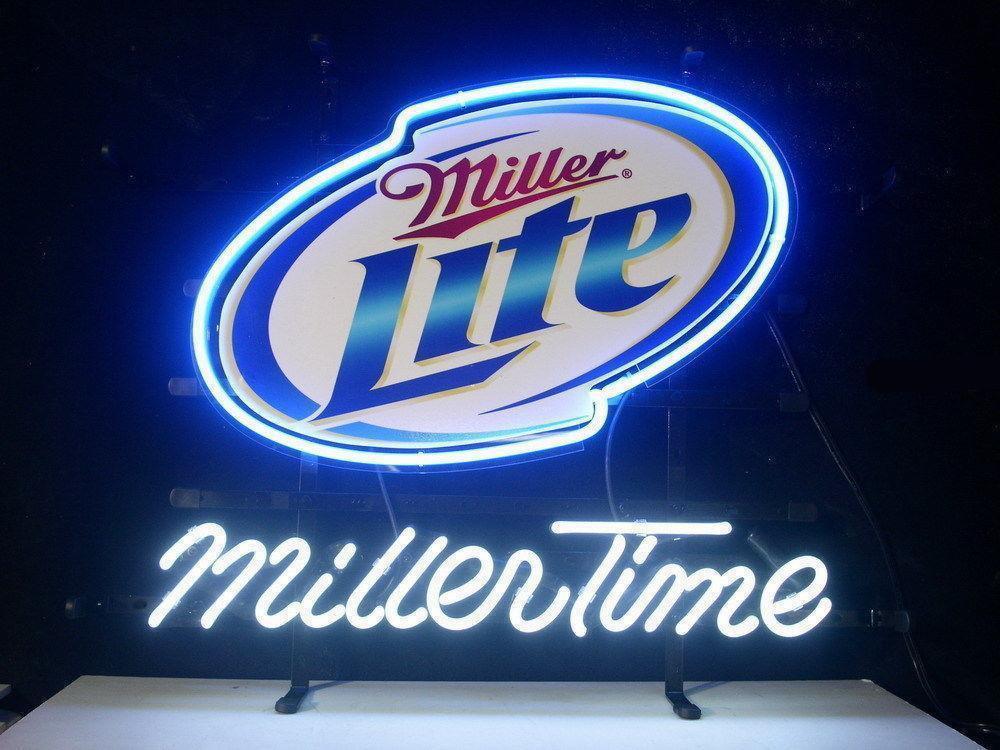 Custom Miller Lite Time Neon Sign