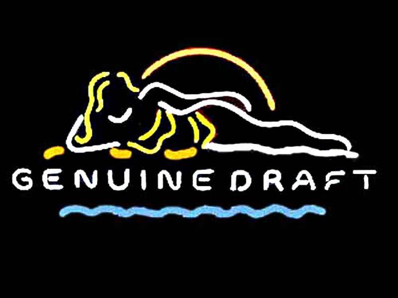 Custom Miller Lite Genuine Draft Neon Sign
