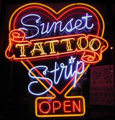 Custom Tattoo Sunset Stup Open Heart Neon Sign Real Neon Light