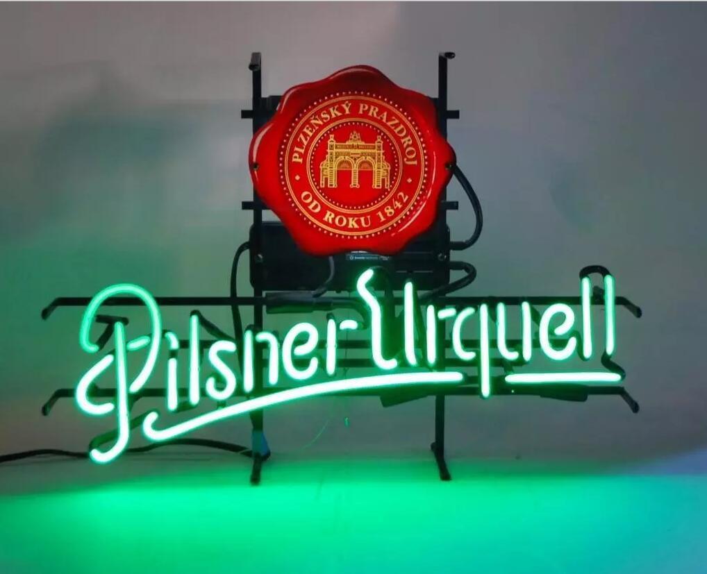 Custom Pilsner Urquell Bottle Neon Sig