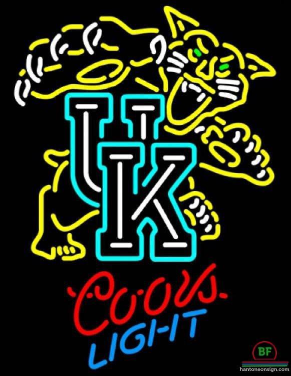 Custom Coors Light UK Kentucky Wildcats Neon Sign NCAA Teams Neon Light