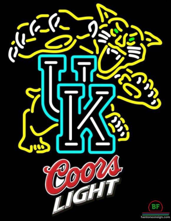 Custom Coors Light UK Kentucky Wildcats Neon Sign NCAA Teams Neon Light