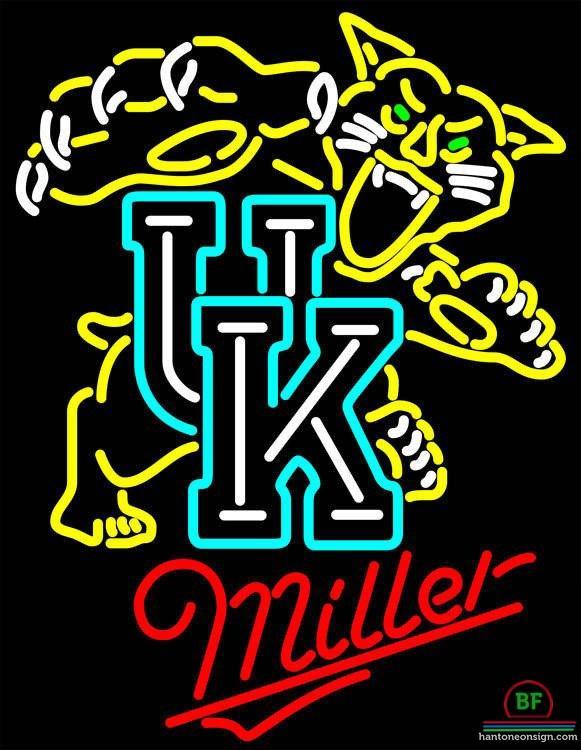 Custom Miller Lite UK Kentucky Wildcats Neon Sign NCAA Teams Neon Light