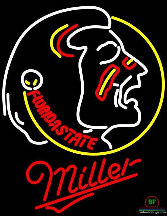 Custom Miller Lite Florida State University Florida State University Neon Sign NCAA Teams Neon Light