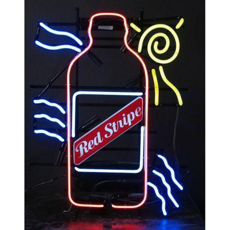 Custom Red Stripe Beer Neon Sign