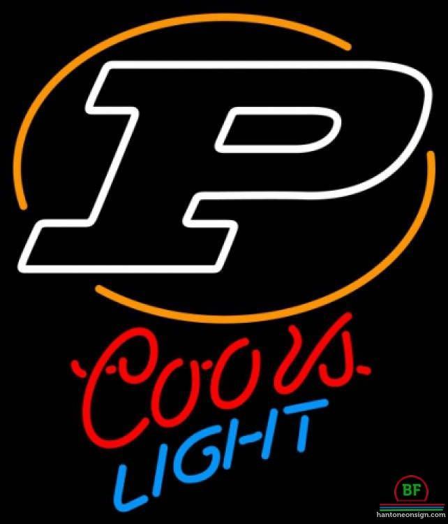 Custom Coors Light Purdue University Neon Sign NCAA Teams Neon Light