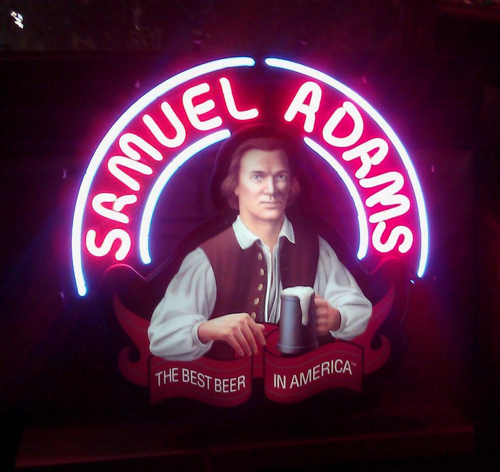 Custom Sam Adams Beer Neon Sign